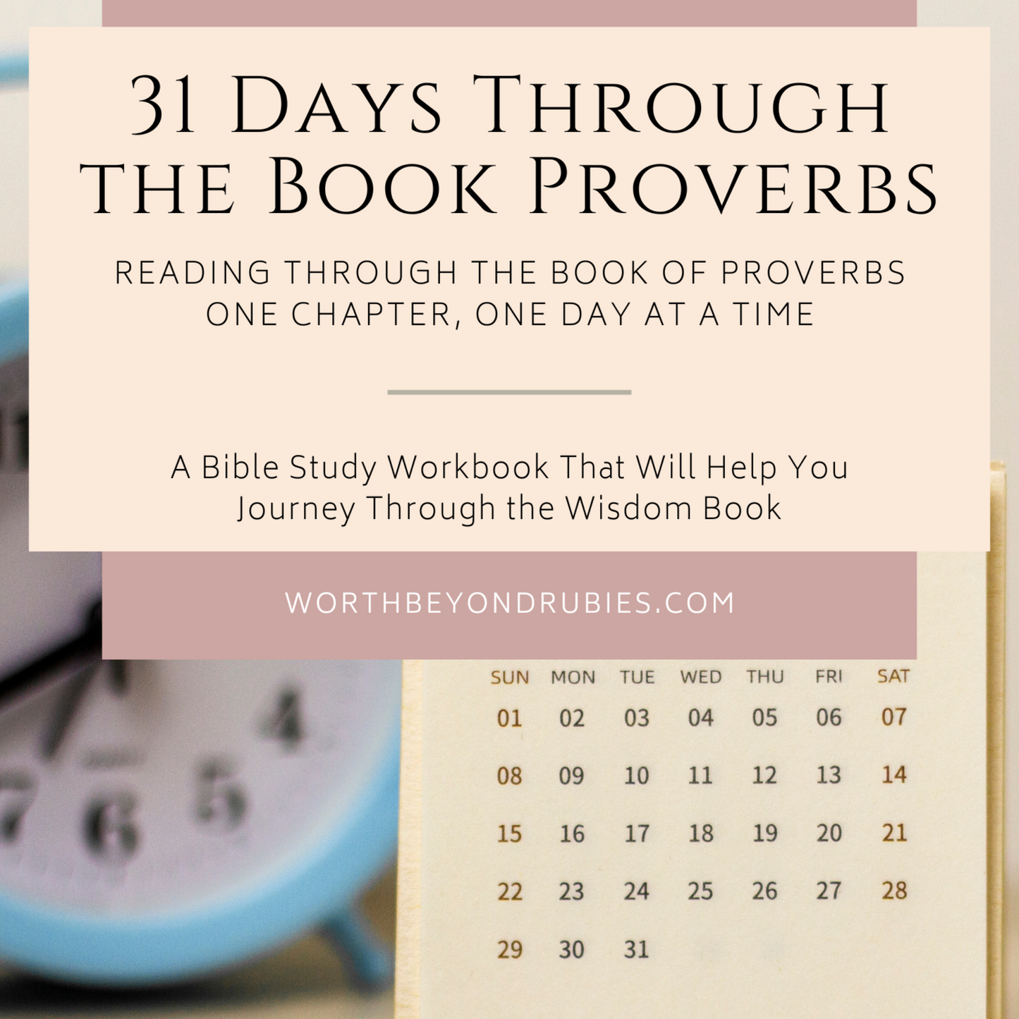 31 Days Through the Book of Proverbs - Bible Study Workbook