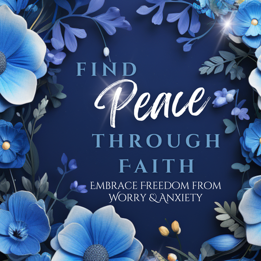 Find Peace Through Faith: Embrace Freedom from Worry & Anxiety Devotional Journal