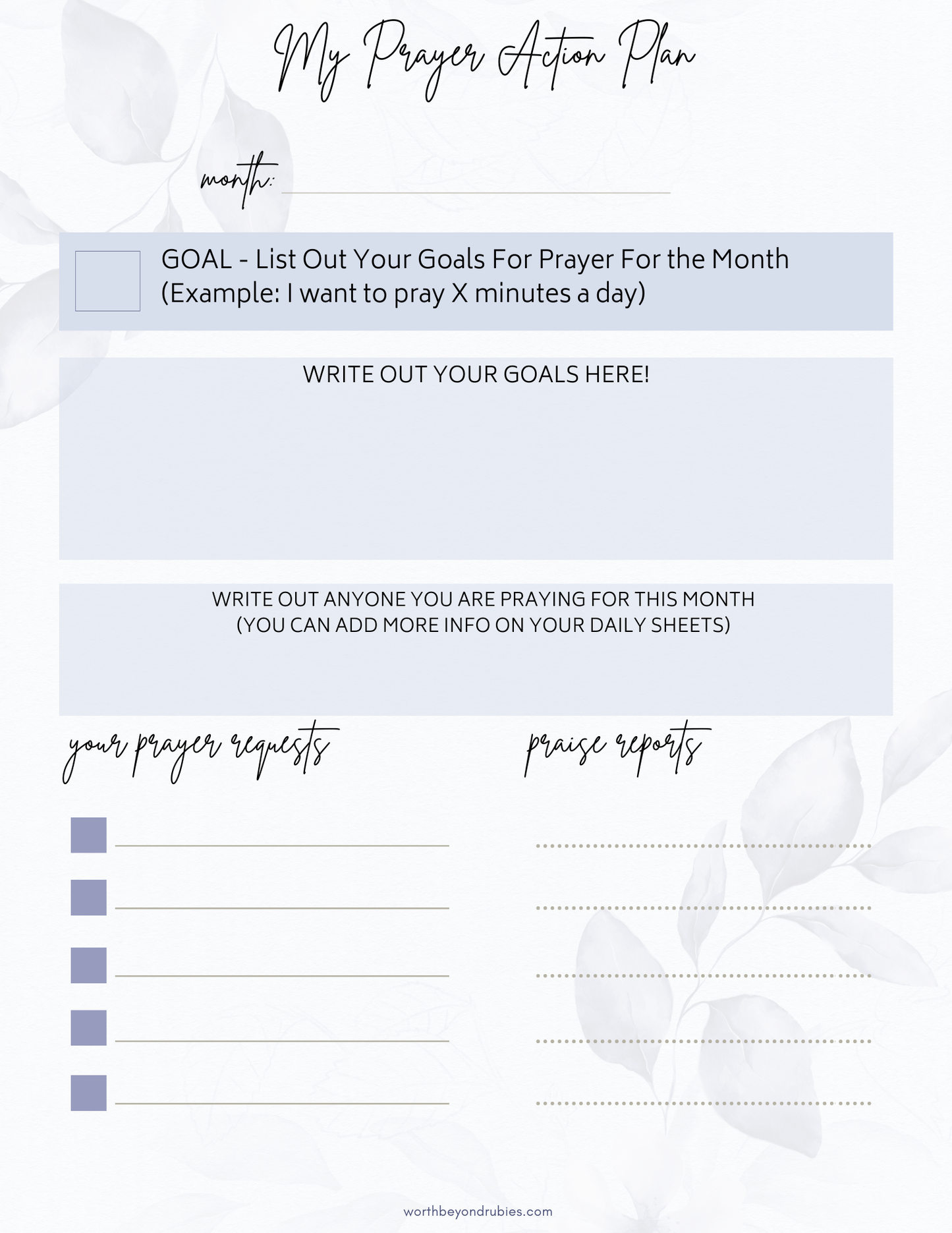 Inspire Digital Journal and Bible Study Planner with Printable Version