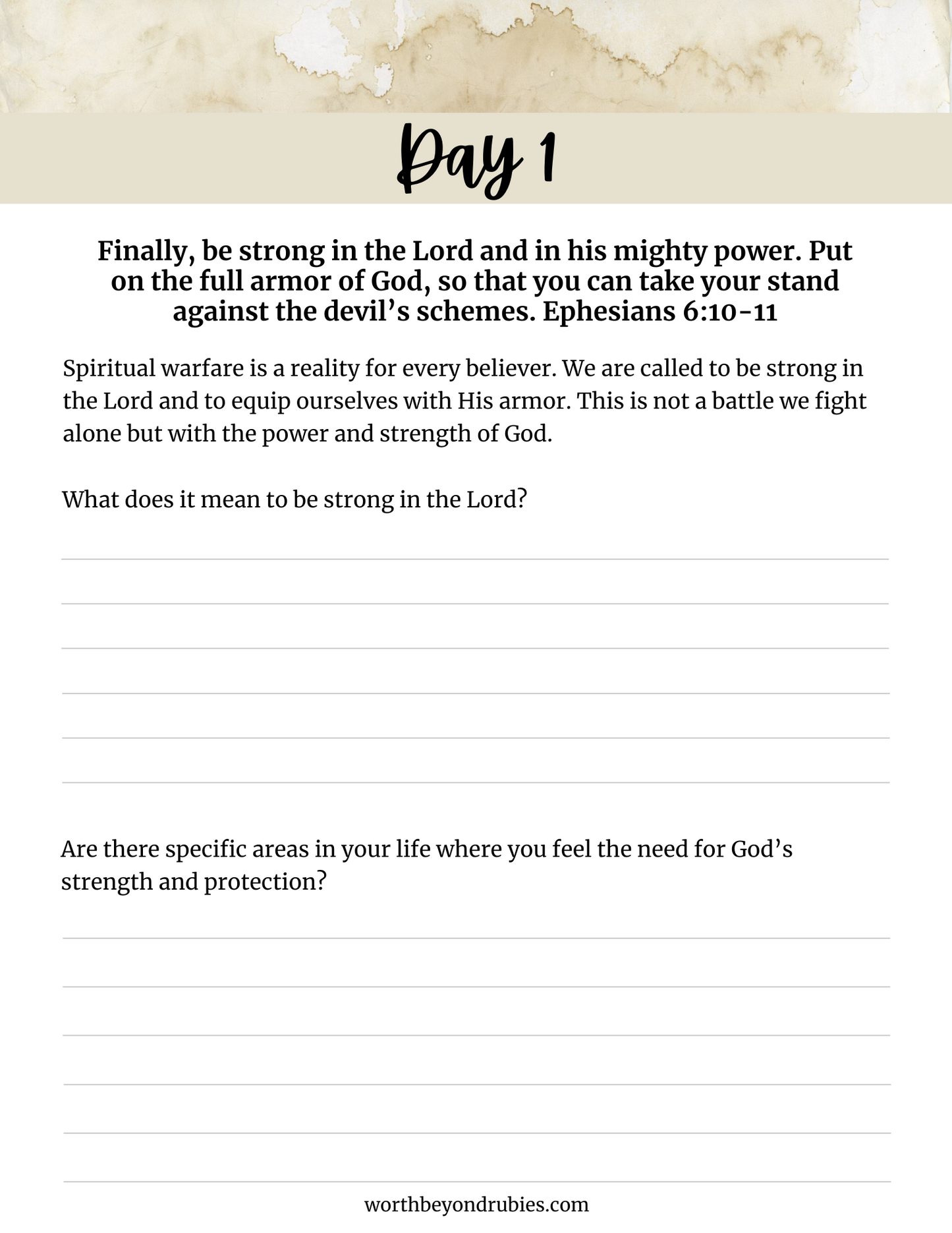 Divine Defense - Spiritual Warfare 30 Day Devotional